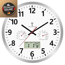 Funk Wanduhr Digital Analog