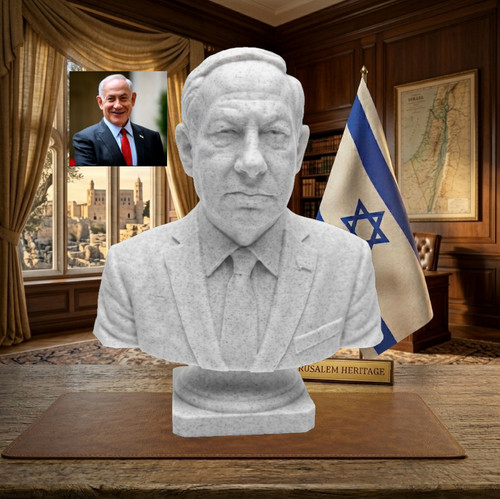 Benjamin netanjahu büste - netanjahu, v1
