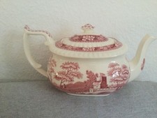 Spode  Pink Tower England  Teekanne