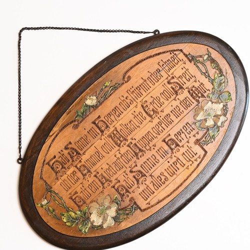 Jugendstil holzschild - holzschild, –