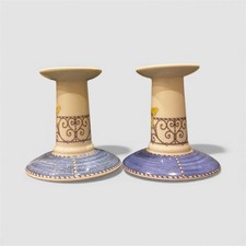 Wedgwood Sarah’s Garden Kerzenständer Halter Paar Schmetterlinge 1997 Queens Ware