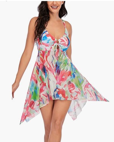 Damen tankini set - set, bunt