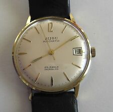 Armbanduhr - BIJOU - Automatic - 25 Jewels - Datum - Incabloc - Vergoldet