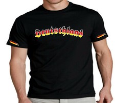 Fußball T-Shirt Deutschland Supporters Fussball Fanartikel Fahne Funshirt 11
