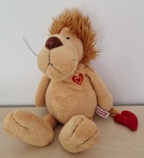 NICI PLÜSCH LÖWE MIT HERZ LOVE SCHLENKER CA. 36 CM -- UNBESPIELT --