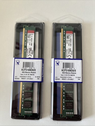 Kingston valueram 16gb - kingston, (2x