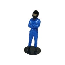 Figur Rennfahrer Fuß Blau1:24 für Carrera Digital 124, Spur 1,Modeleisenbahn, 3D