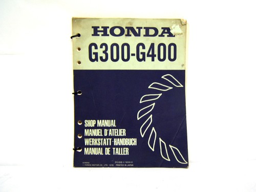 Honda g300 g400 engines shop - honda,
