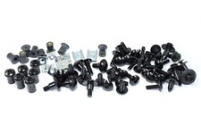 Triumph Daytona 675 675R Schwarz Alu Verkleidung Und Frontscheibe Schrauben-Set