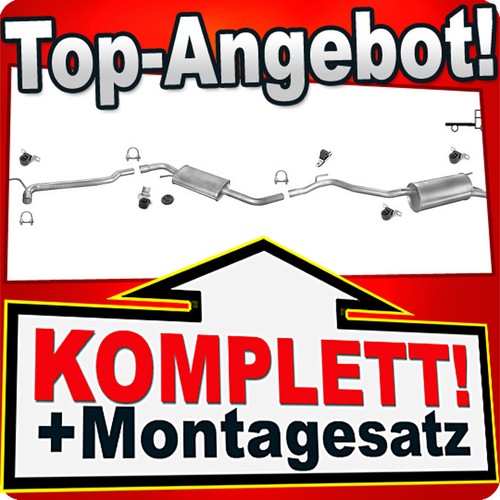 Auspuff für 2 - für, 2.4