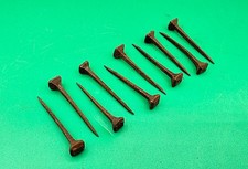 10 Vierkantkopf Hufnägel rostig  Ziernägel, basteln, Deko, Shabby Chic