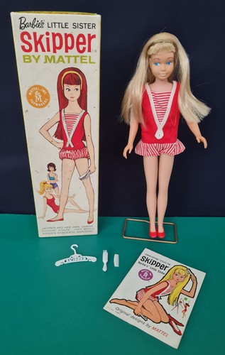 Barbie skipper puppe 1963 ovp - skipper,