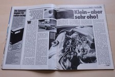 Rallye Racing 06/1982 VW Polo Doppelvergaser von Sorg im TEST auf 2 Seiten