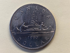 Kanada - Canada 1 One Dollar Kanu 1980 Elisabeth II