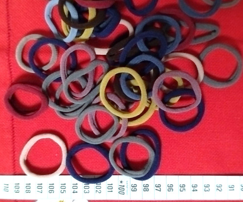 100 haargummi haarband mini - haargummi,