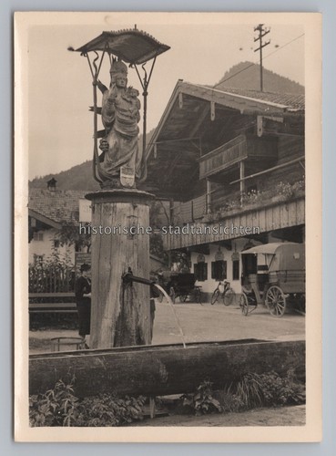 Ruhpolding 1937 brunnen - -,