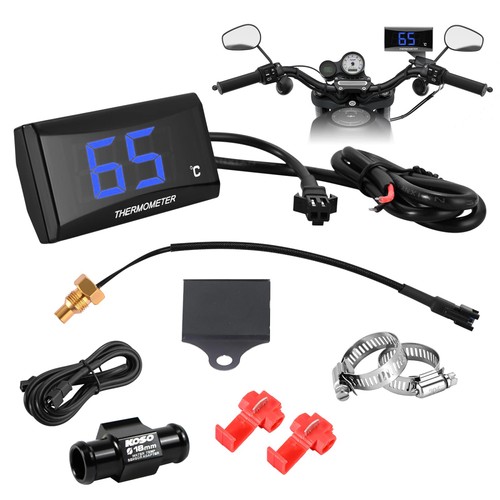 12v motorrad thermometer - dc,