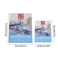 Aquarellpapier Block A3 A4 A5