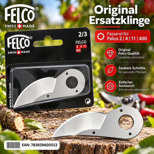 Felco ersatzklinge für - ersatzklinge, 2/3