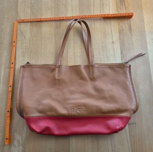 Ledertasche rot handmade in - ledertasche,