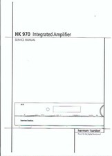 Harman Kardon Service Manual für HK 970  Copy