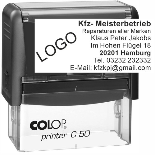 Firmenstempel mit logo - firmenstempel,