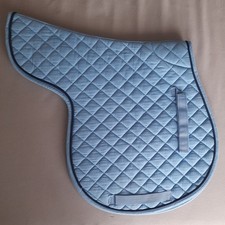 Satteldecke hellblau Pferd Reiter Sattelunterlage Vielseitigkeit