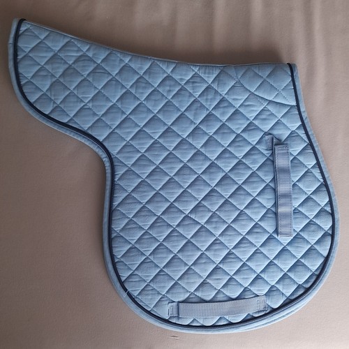 Satteldecke hellblau pferd - hellblau,