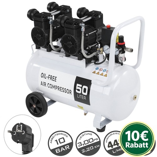 50l flüsterkompressor - 50l,