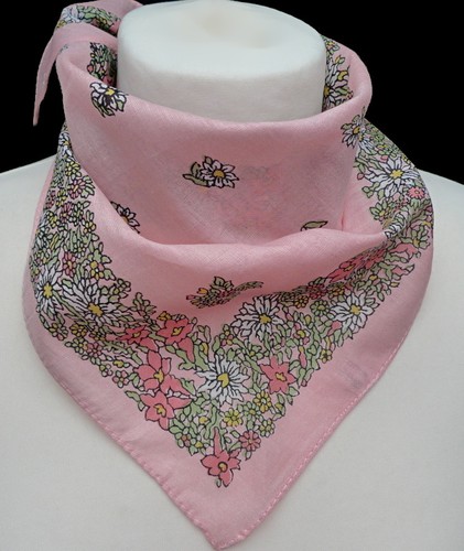Feminines dreieckstuch rosa - ,