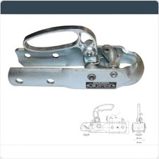 Rockinger Zugmaul / Kugelkupplung / Klaue KK92B Ø 60 mm für DDR Anhänger Qek