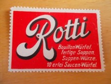 Reklamemarke rotti - reklamemarke,
