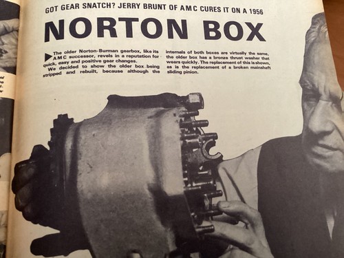 Norton burman getriebe periode - norton,