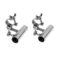 2x Rutenhalter Edelstahl