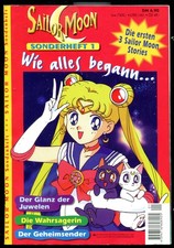 1992 Comic Manga Sonderheft "Sailor Moon Nr.S 1, Wie alles begann... " Zustand 2