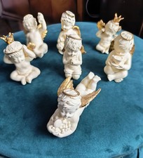 Kleine besondere Engel, Set, ca.  7cm , 7 Stck.  Deko Weihnachten Schutzengel 