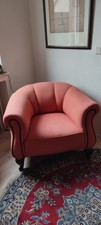 Antiker gepolsterter sessel - gepolsterter, sessel.