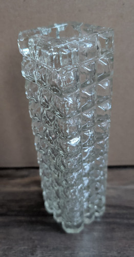 Vintage glasvase pressglas - -,