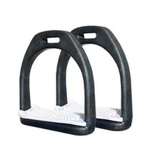 Steigbügel Kunststoff 1 Paar schwarz Trittweite: 11 cm  Neu