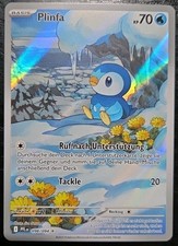 Pokémon Karte Plinfa 098/094 Full Art Illustration Deutsch Fatale Flammen NM