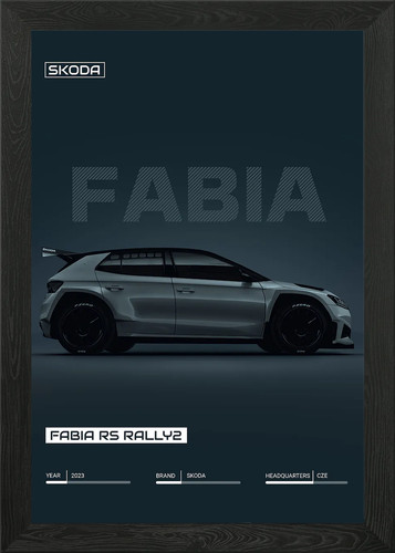 Skoda fabia rally2 framed - fabia,