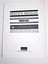 Original Service Manual Sansui