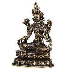 Tara Buddha Statue Figur Buddha Retro Messing Buddhistische Statuette für Tempel