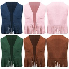 Baby Boy Kinderkostüm Cowboy Cowboy Kostüm Wildleder Halloween Karneval Quasten