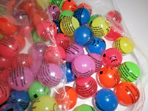 Neon flummi bunt - 25,