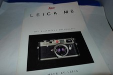 Leica hier 2 M6-Prospekte 31 u. 12 Seiten