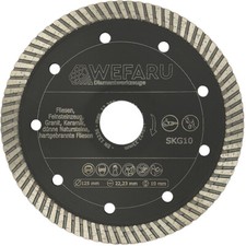 Profi Diamant-Kurvenscheibe Turbo Ø 125 mm für Fliesen, Feinsteinzeug, Granit