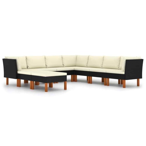 Poly rattan sitzgruppe lounge - rattan,