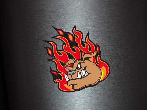 Aufkleber fire bulldog - aufkleber,