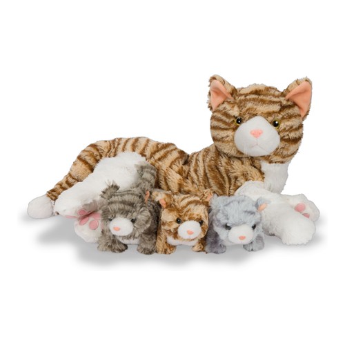 Katzen mama mit babys - katzen-mama,
